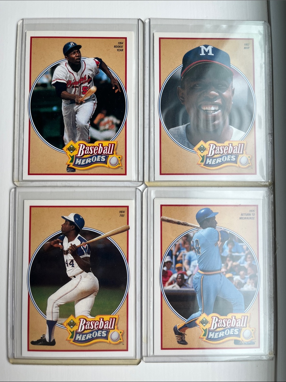 1991 Upper Deck Hank Aaron “Baseball Heroes”. Excellent Condition.